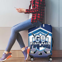 Finland Ice Hockey Luggage Cover Go Suomi Lion Unique Style