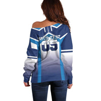Finland Ice Hockey Custom Off Shoulder Sweater Go Suomi Lion Unique Style