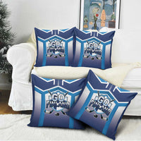 Finland Ice Hockey Pillow Cover Go Suomi Lion Unique Style