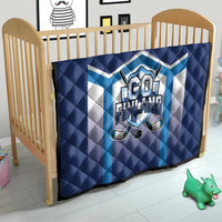 Finland Ice Hockey Quilt Go Suomi Lion Unique Style