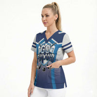 Finland Ice Hockey Custom Scrub Top Go Suomi Lion Unique Style