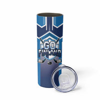 Finland Ice Hockey Custom Skinny Tumbler Go Suomi Lion Unique Style