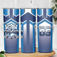 Finland Ice Hockey Custom Skinny Tumbler Go Suomi Lion Unique Style
