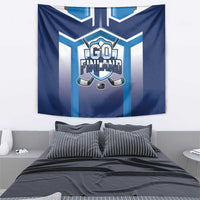 Finland Ice Hockey Tapestry Go Suomi Lion Unique Style