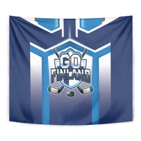 Finland Ice Hockey Tapestry Go Suomi Lion Unique Style