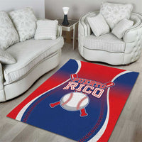 Puerto Rico Baseball Area Rug Unique Style