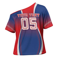 Puerto Rico Baseball Custom Cross Shoulder Shirt Unique Style