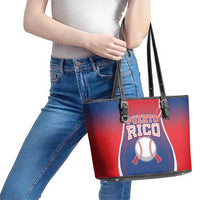 Puerto Rico Baseball Leather Tote Bag Unique Style