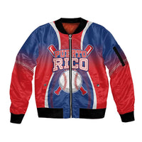Puerto Rico Baseball Custom Sleeve Zip Bomber Jacket Unique Style