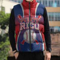 Puerto Rico Baseball Custom Sleeveless Puffer Jacket Unique Style