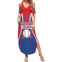 Puerto Rico Baseball Custom Summer Maxi Dress Unique Style