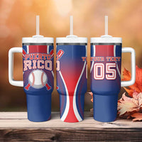 Puerto Rico Baseball Custom Tumbler With Handle Unique Style