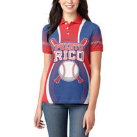 Puerto Rico Baseball Custom Women Polo Shirt Unique Style