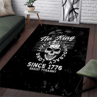 No Kings In America Area Rug Resist Tyranny - Wonder Print Shop