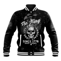No Kings In America Baseball Jacket Resist Tyranny - Wonder Print Shop