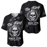 No Kings In America Baseball Jersey Resist Tyranny - Wonder Print Shop