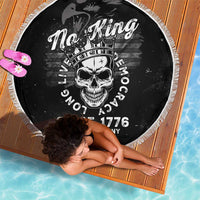 No Kings In America Beach Blanket Resist Tyranny - Wonder Print Shop