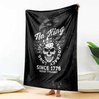 No Kings In America Blanket Resist Tyranny - Wonder Print Shop