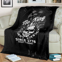 No Kings In America Blanket Resist Tyranny - Wonder Print Shop