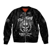 No Kings In America Bomber Jacket Resist Tyranny - Wonder Print Shop