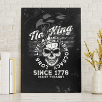 No Kings In America Canvas Wall Art Resist Tyranny - Wonder Print Shop