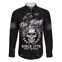 No Kings In America Family Matching Puletasi and Hawaiian Shirt Resist Tyranny - Wonder Print Shop