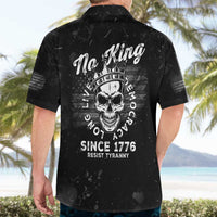 No Kings In America Hawaiian Shirt Resist Tyranny - Wonder Print Shop