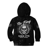No Kings In America Kid Hoodie Resist Tyranny - Wonder Print Shop