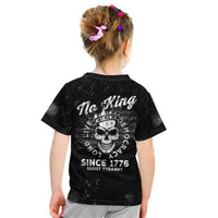 No Kings In America Kid T Shirt Resist Tyranny - Wonder Print Shop