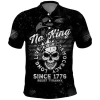 No Kings In America Polo Shirt Resist Tyranny - Wonder Print Shop