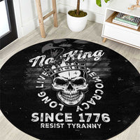 No Kings In America Round Carpet Resist Tyranny - Wonder Print Shop