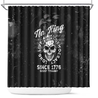 No Kings In America Shower Curtain Resist Tyranny - Wonder Print Shop
