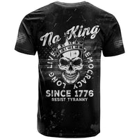 No Kings In America T Shirt Resist Tyranny - Wonder Print Shop