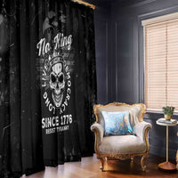 No Kings In America Window Curtain Resist Tyranny - Wonder Print Shop