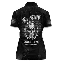 No Kings In America Women Polo Shirt Resist Tyranny - Wonder Print Shop