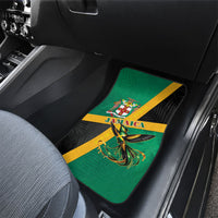 Jamaica Independence Day Car Mats Coat Of Arms With Doctor Bird Tropical Vibes