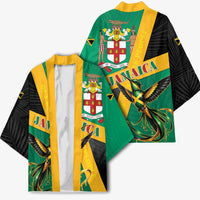 Jamaica Independence Day Kimono Coat Of Arms With Doctor Bird Tropical Vibes