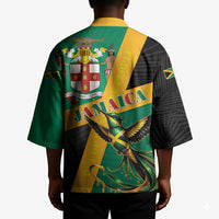 Jamaica Independence Day Kimono Coat Of Arms With Doctor Bird Tropical Vibes
