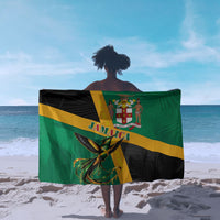 Jamaica Independence Day Sarong Coat Of Arms With Doctor Bird Tropical Vibes