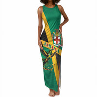 Jamaica Independence Day Tank Maxi Dress Coat Of Arms With Doctor Bird Tropical Vibes