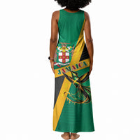 Jamaica Independence Day Tank Maxi Dress Coat Of Arms With Doctor Bird Tropical Vibes