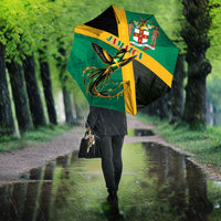 Jamaica Independence Day Umbrella Coat Of Arms With Doctor Bird Tropical Vibes