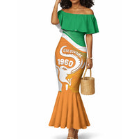 Personalized Ivory Coast 1960 Mermaid Dress Happy Independence Day
