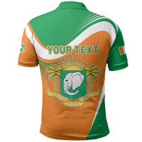 Personalized Ivory Coast 1960 Polo Shirt Happy Independence Day