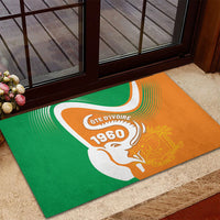 Ivory Coast 1960 Rubber Doormat Happy Independence Day