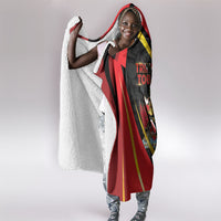 Trinidad And Tobago Independence Day Hooded Blanket Two Islands One Nation Endless Pride
