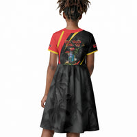 Trinidad And Tobago Independence Day Kid Short Sleeve Dress Two Islands One Nation Endless Pride