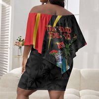 Trinidad And Tobago Independence Day Off Shoulder Short Dress Two Islands One Nation Endless Pride