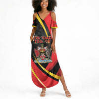 Trinidad And Tobago Independence Day Summer Maxi Dress Two Islands One Nation Endless Pride