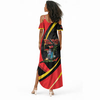 Trinidad And Tobago Independence Day Summer Maxi Dress Two Islands One Nation Endless Pride